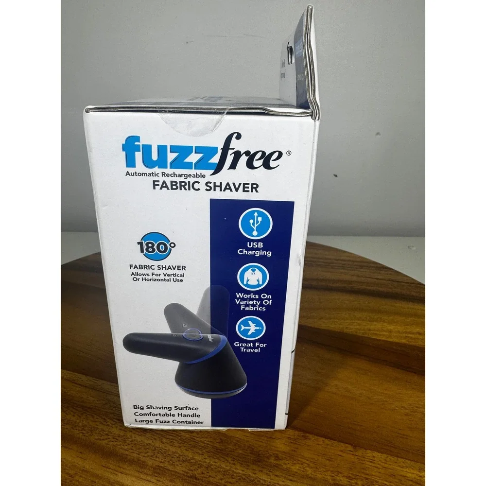 FuzzFree Automatic Rechargeable Fabric Shaver Cordless‎ Lithium Ion USB Charging